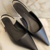 Sapatilha Feminina Santa Lolla Bico Fino SlingBack Preta - Fernanda Ramos Store
