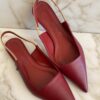 Sapatilha Feminina Santa Lolla Bico Fino SlingBack Vinho - Fernanda Ramos Store