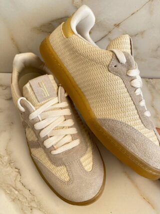 Tênis Feminino Camurça com Textura Cinza - Fernanda Ramos Store