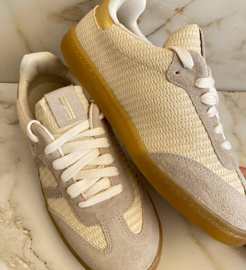 Tênis Feminino Camurça com Textura Cinza - Fernanda Ramos Store