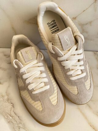 Tênis Feminino Camurça com Textura Cinza - Fernanda Ramos Store