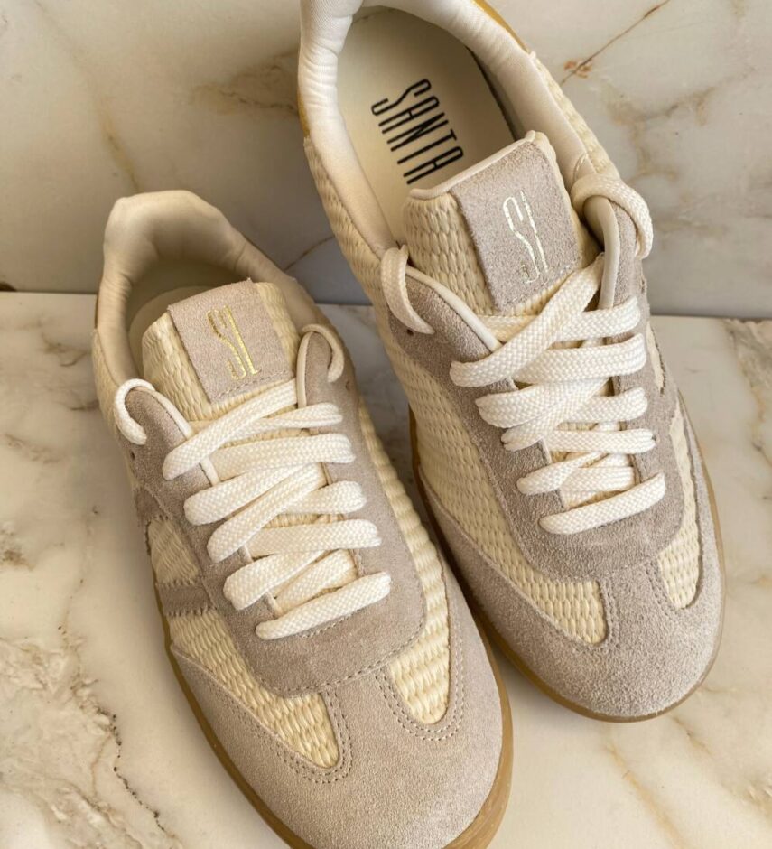 Tênis Feminino Camurça com Textura Cinza - Fernanda Ramos Store