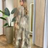 Vestido Amélia Longo sem Bojo Lastex no Punho Estampado Verde - Fernanda Ramos Store