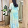 Vestido Longo sem Bojo Plus Estampado em Tule Verde - Fernanda Ramos Store