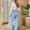 Blusa Feminina Manga Longa Canelada e Flanelada Branca - Fernanda Ramos Store