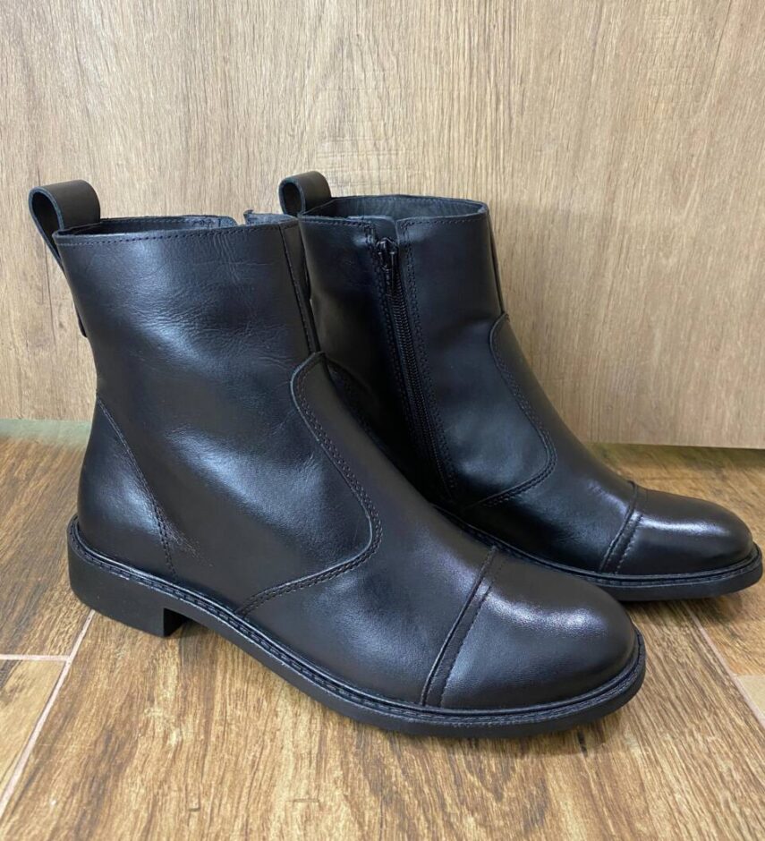 Bota Feminina SantaLolla Couro Eco Premium Preto - Fernanda Ramos Store