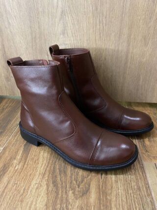 Bota Feminina SantaLolla Couro Eco Premium Cocoa - Fernanda Ramos Store