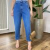 Calça Feminina Mom Alta Clocahrd Blue Jeans 015447 - Fernanda Ramos Store