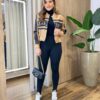 Jaqueta Feminina College Couro Eco Caramelo - Fernanda Ramos Store
