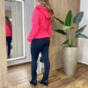 Jaqueta Feminina Peluciada Capuz Removível Leticia Rosa - Fernanda Ramos Store