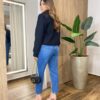 Jaqueta Feminina Sunshine Lã Batida com Botões Preta - Fernanda Ramos Store