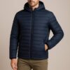 Jaqueta Masculina com Capuz Removível e Bolsos Azul - Fernanda Ramos Store