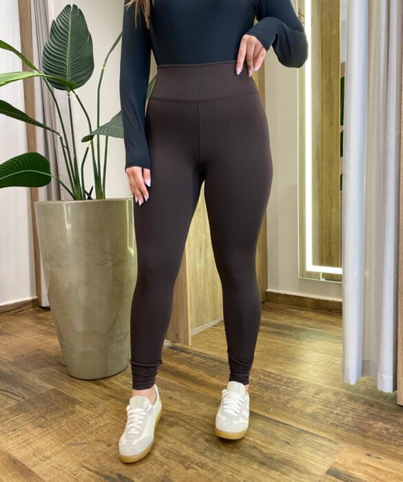 Legging Feminina Flanelada Beatriz Marrom - Fernanda Ramos Store