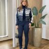 Legging Feminina Mabela com Abertura na Barra Preta - Fernanda Ramos Store