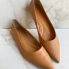 Sapatilha Feminina Santa Lolla Bico Fino Detalhes Bege - Fernanda Ramos Store