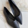 Sapatilha Feminina Santa Lolla Bico Fino Detalhes Preta - Fernanda Ramos Store