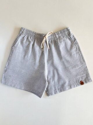 Bermuda Masculina Casual Curta Cinza Claro - Fernanda Ramos Store