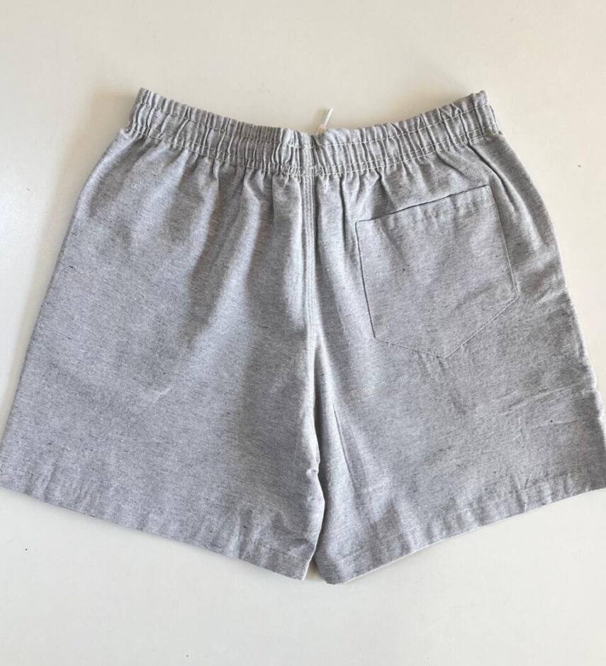 Bermuda Masculina Casual Curta Cinza Claro - Fernanda Ramos Store