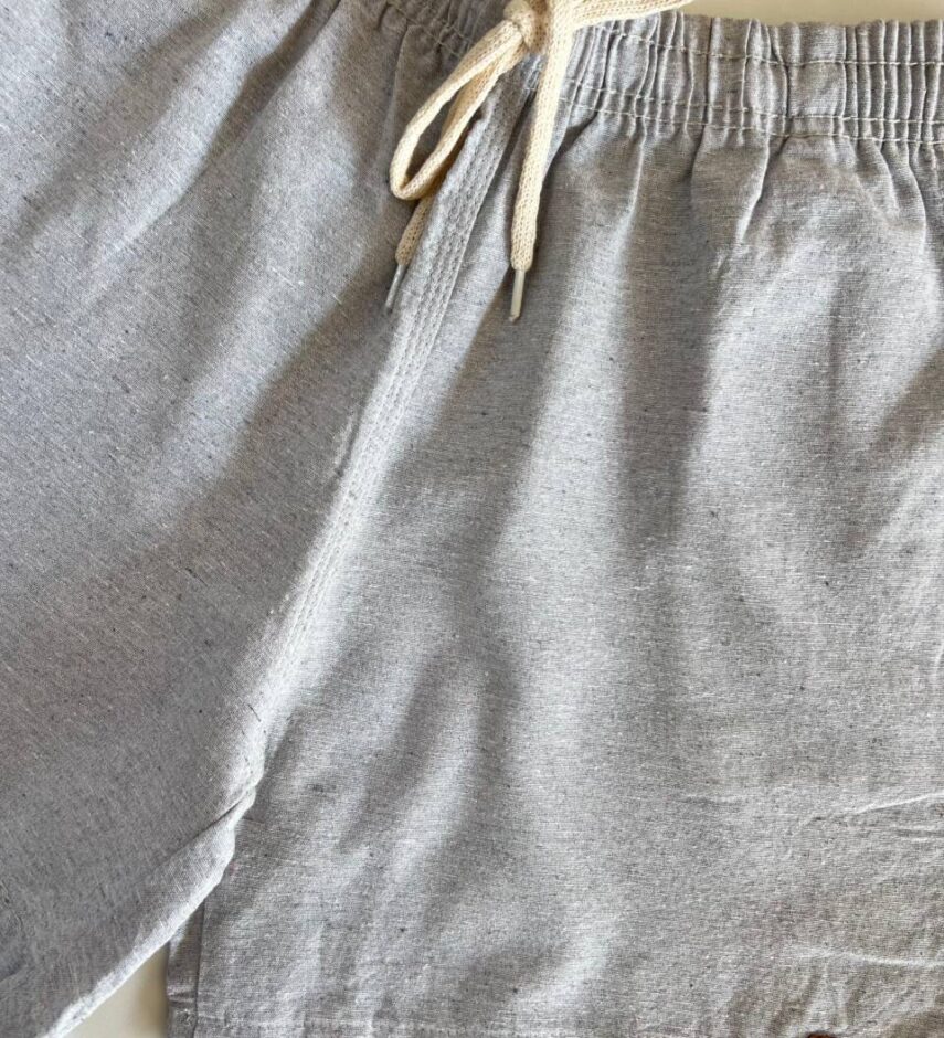 Bermuda Masculina Casual Curta Cinza Claro - Fernanda Ramos Store