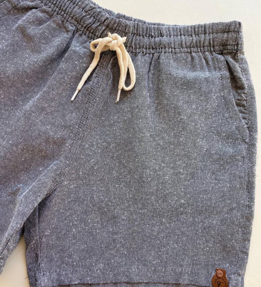 Bermuda Masculina Casual Curta com Bolsos Cinza - Fernanda Ramos Store