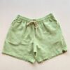Bermuda Masculina Casual Curta com Bolsos Verde Claro - Fernanda Ramos Store