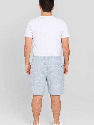 Bermuda Masculina Color Casual Ogochi com Bolso Azul Claro - Fernanda Ramos Store