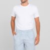Bermuda Masculina Color Casual Ogochi com Bolso Azul Claro - Fernanda Ramos Store
