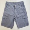 Bermuda Masculina com Bolsos Laterais Sarja Cinza 092566 - Fernanda Ramos Store
