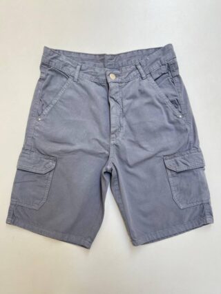 Bermuda Masculina com Bolsos Laterais Sarja Cinza 092566 - Fernanda Ramos Store