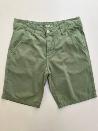 Bermuda Masculina com Bolsos Sarja Verde - Fernanda Ramos Store