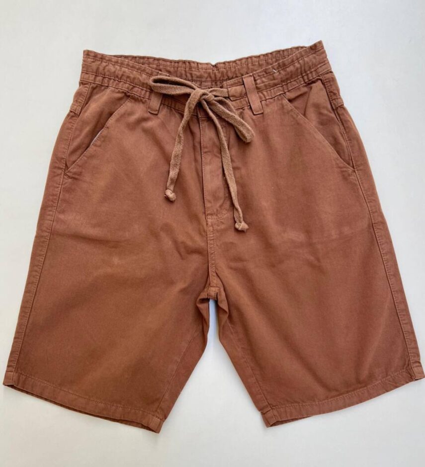 Bermuda Masculina com Canaleta e Cordão Sarja 094877 - Fernanda Ramos Store