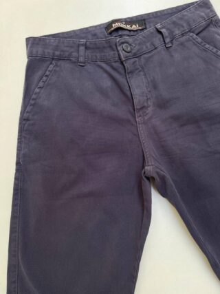 Bermuda Masculina Jeans e Bolsos Cinza Azulado - Fernanda Ramos Store