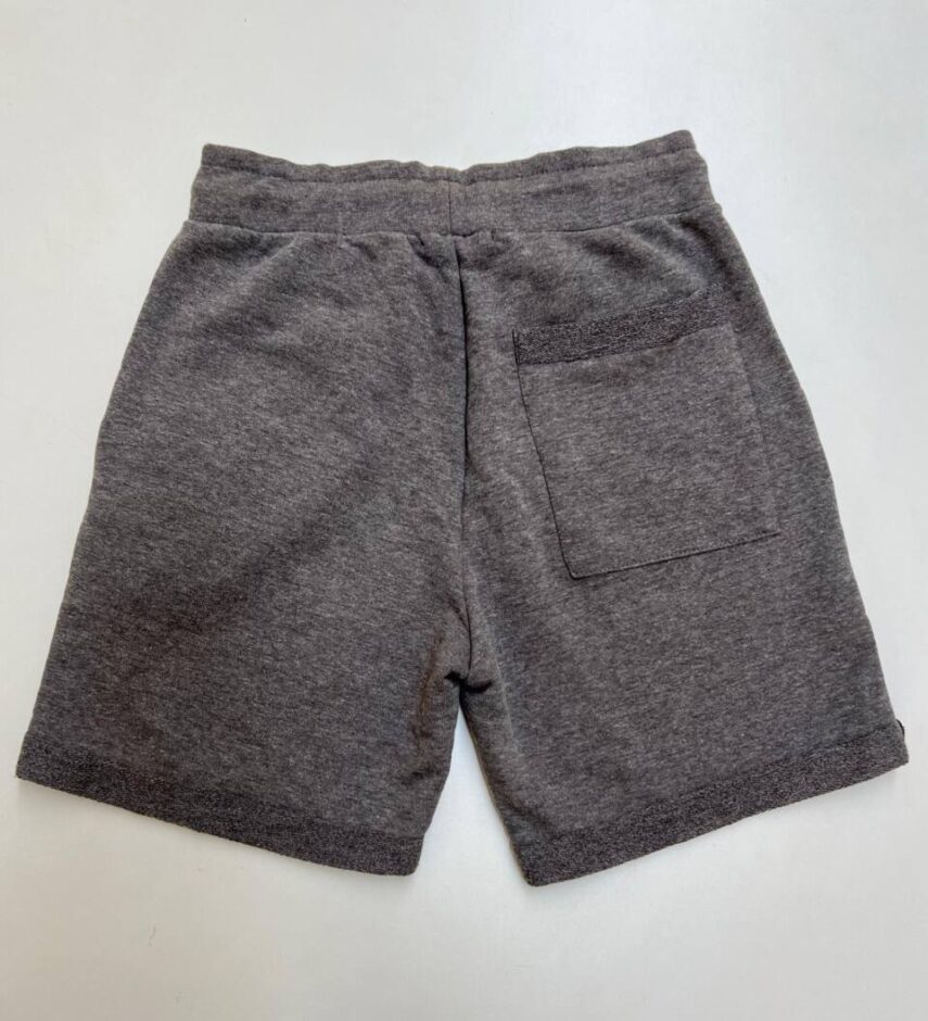 Bermuda Masculina Moletom com Cordão Cinza - Fernanda Ramos Store