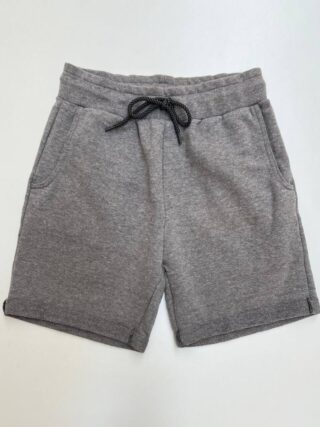 Bermuda Masculina Moletom com Cordão Cinza - Fernanda Ramos Store