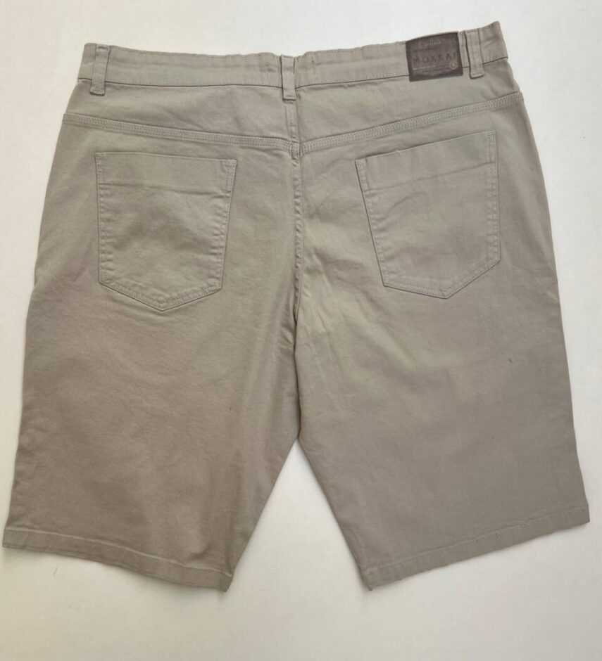 Bermuda Masculina Plus Sarja com Bolsos Nude - Fernanda Ramos Store