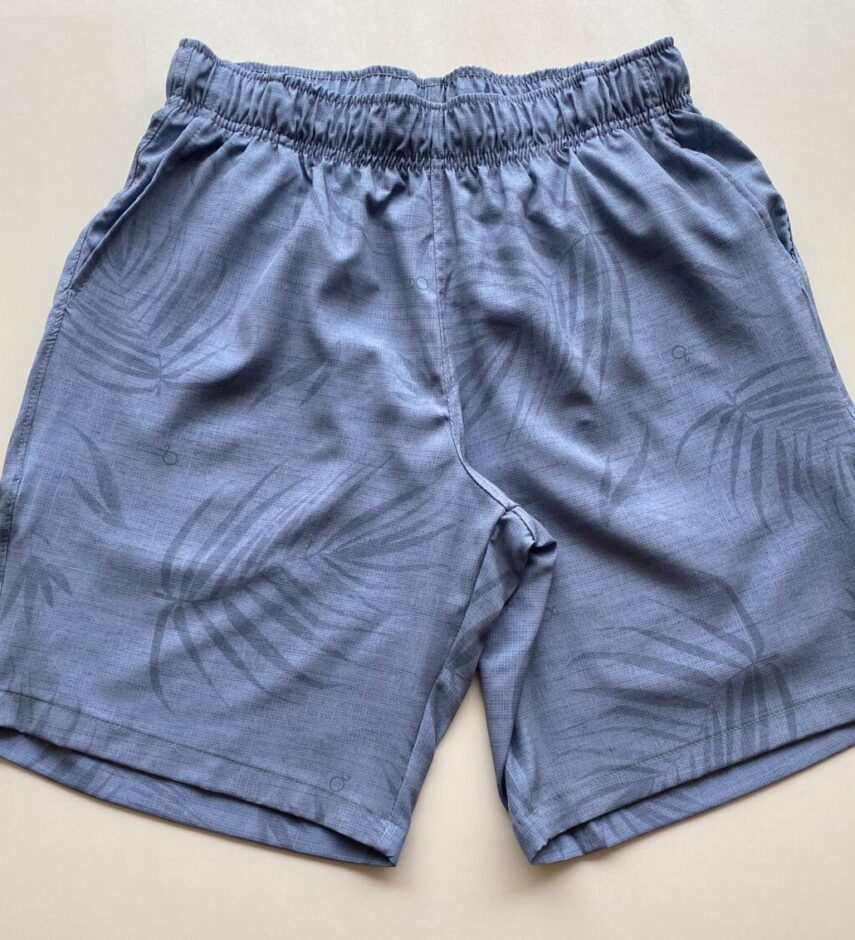 Bermuda Masculina Tactel Boxer Casual Longa Azul Acinzentado 9760 - Fernanda Ramos Store