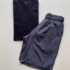 Bermuda Masculina Tactel Boxer Casual Longa Cinza Riscado 9619 - Fernanda Ramos Store