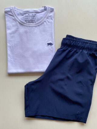 Bermuda Masculina Tactel Boxer Essencial Azul Marinho - Fernanda Ramos Store