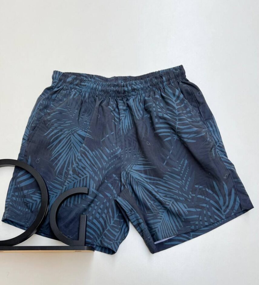 Bermuda Masculina Tactel Boxer Essencial Curta Estampa Verde 9041 - Fernanda Ramos Store