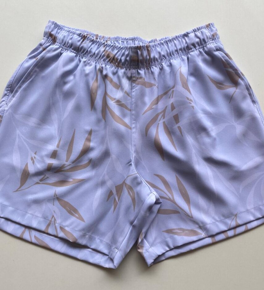 Bermuda Masculina Tactel Boxer Essencial Curta Lilás 9606 - Fernanda Ramos Store