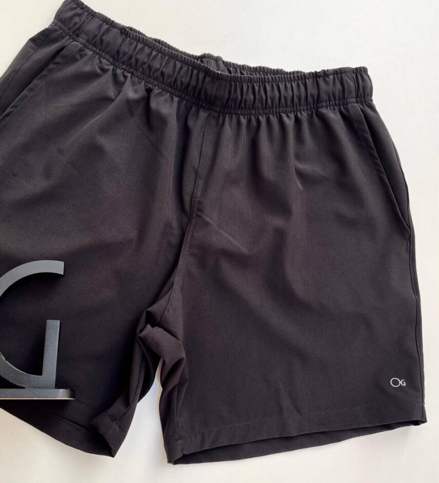 Bermuda Masculina Tactel Boxer Essencial Curta Preta - Fernanda Ramos Store