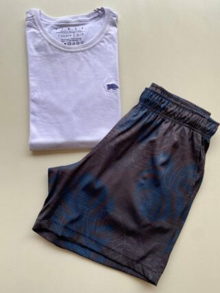 Bermuda Masculina Tactel Boxer Essencial Curta Preta 9625 - Fernanda Ramos Store