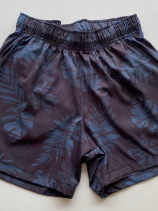 Bermuda Masculina Tactel Boxer Essencial Folhagem Preto 9618 - Fernanda Ramos Store