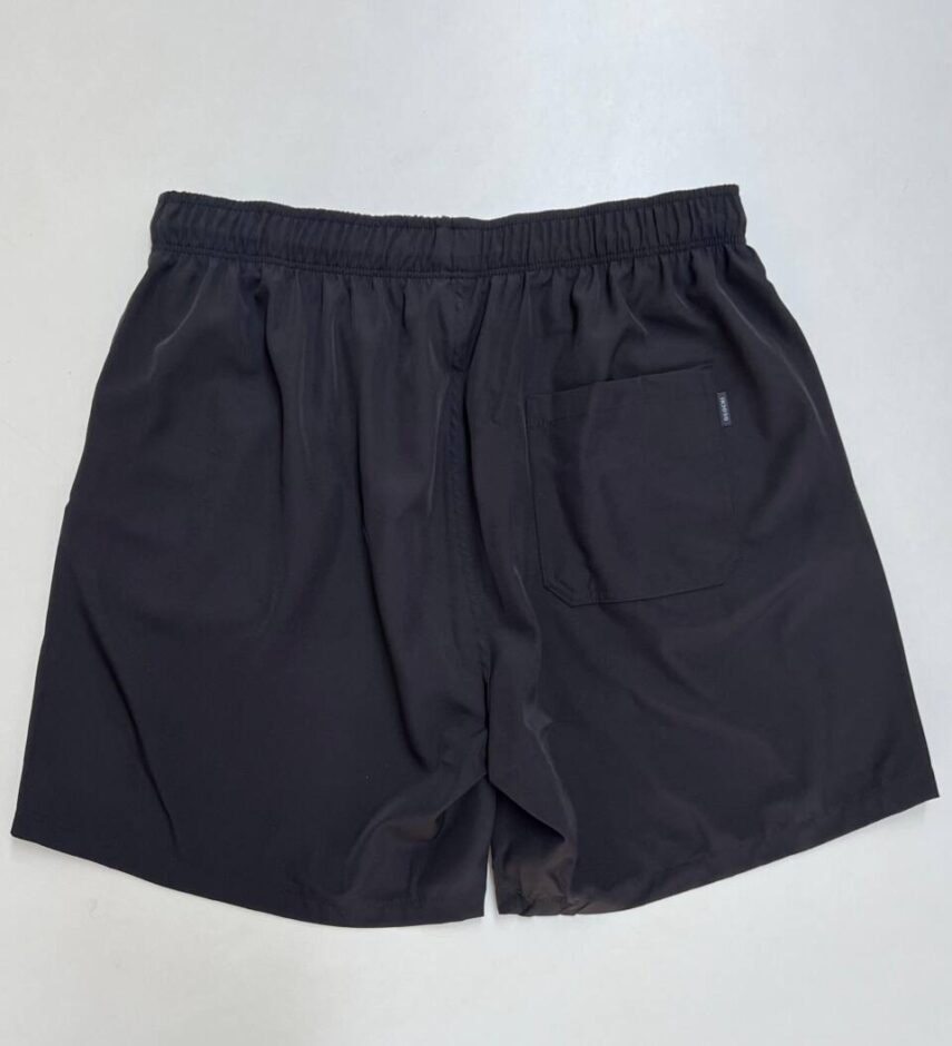 Bermuda Masculina Tactel Boxer Essencial Preta - Fernanda Ramos Store