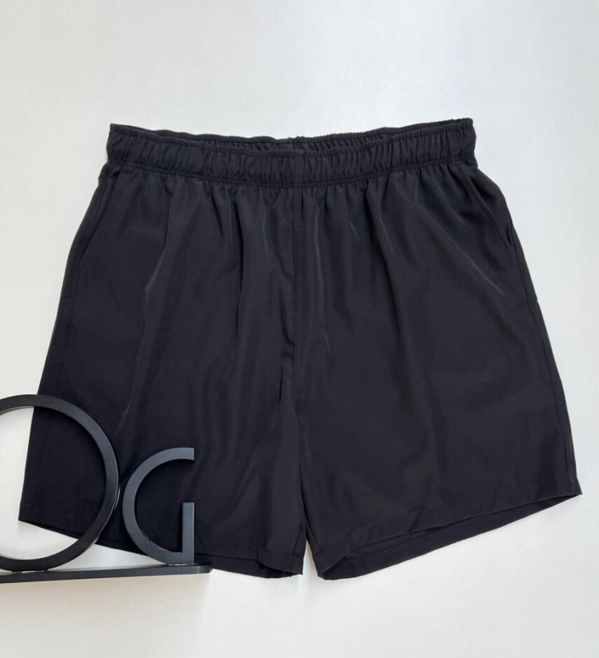 Bermuda Masculina Tactel Boxer Essencial Preta - Fernanda Ramos Store