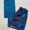 Bermuda Masculina Tactel Boxer Folhas Coloridas Preto - Fernanda Ramos Store