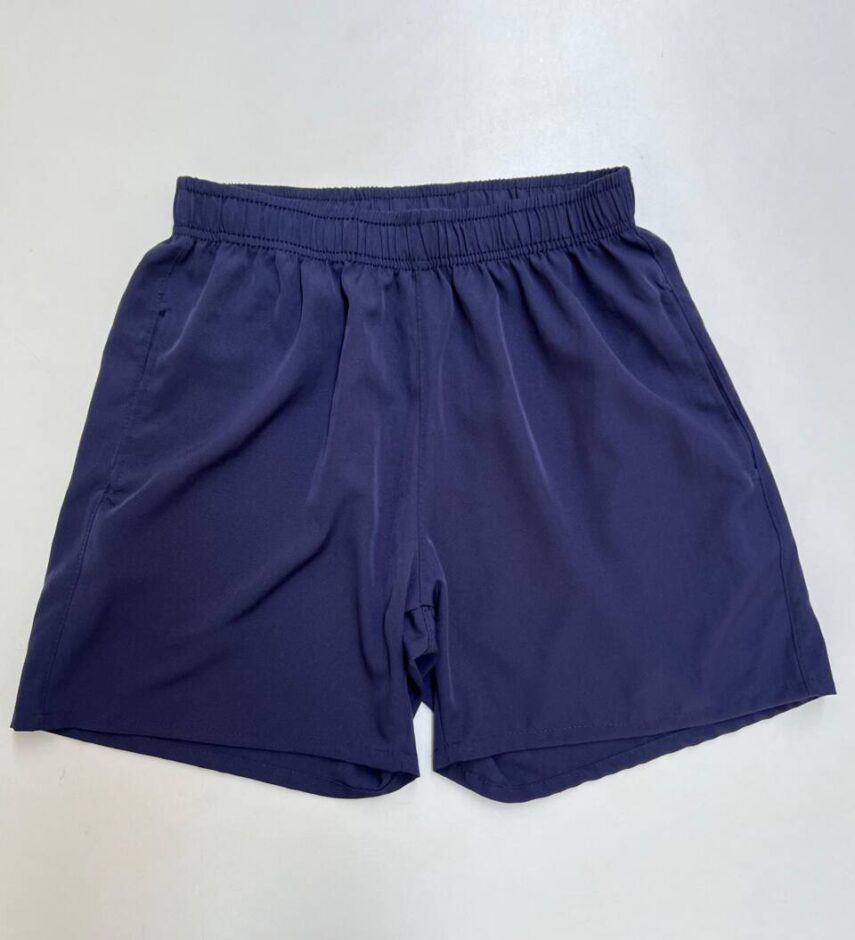 Bermuda Masculina Tactel com Elástico Azul Marinho - Fernanda Ramos Store
