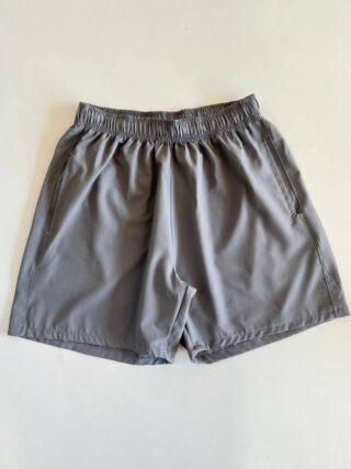 Bermuda Masculina Tactel com Elástico Cinza Escuro - Fernanda Ramos Store