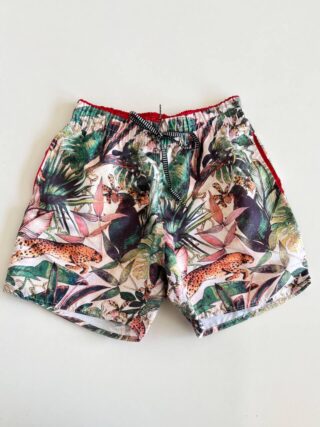 Bermuda Masculina Tactel com Elástico Estampa Animal - Fernanda Ramos Store