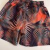 Bermuda Masculina Tactel com Elástico Estampa Floral Preta - Fernanda Ramos Store